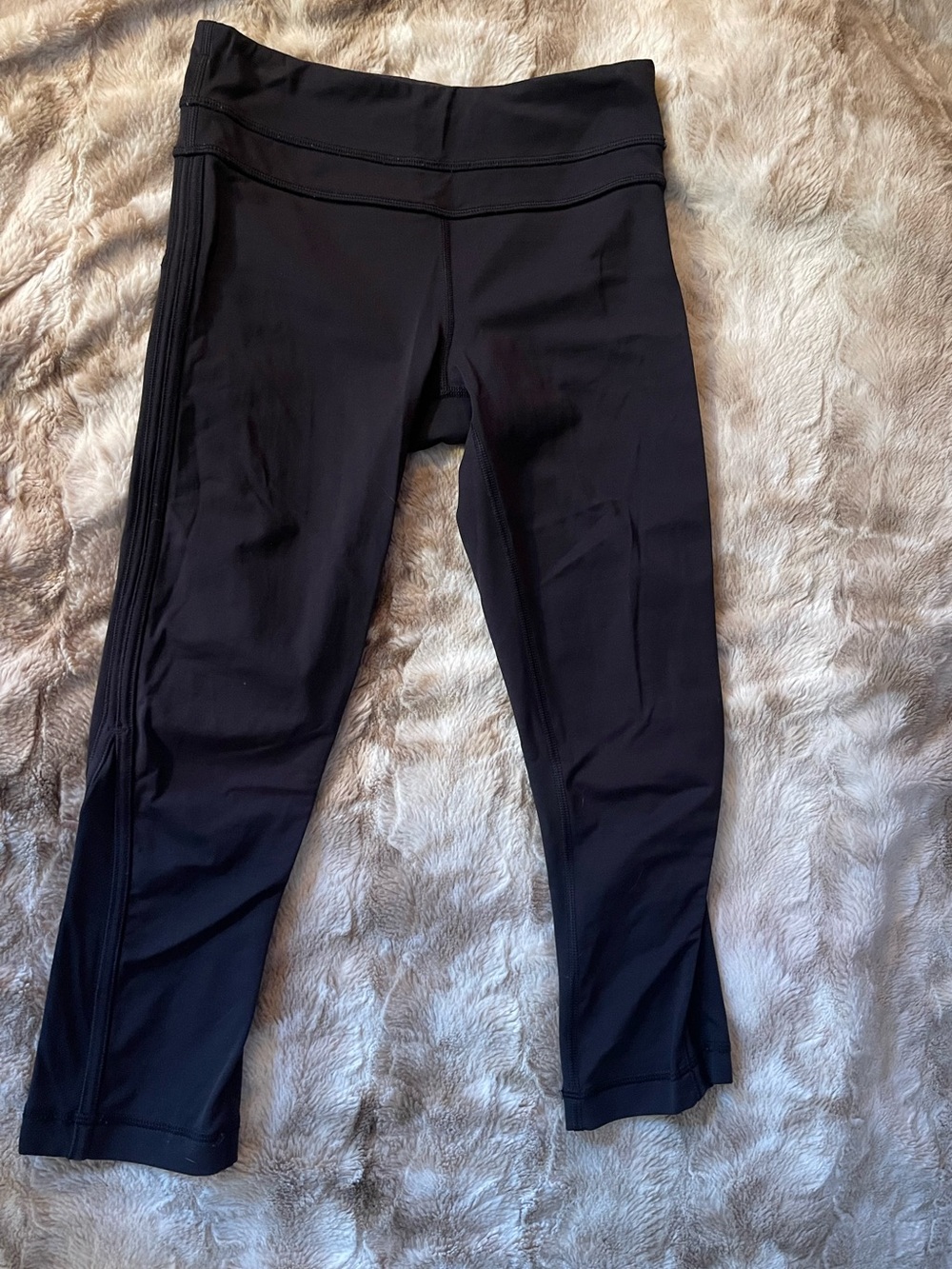 Lululemon Black Crop Legging Size 2